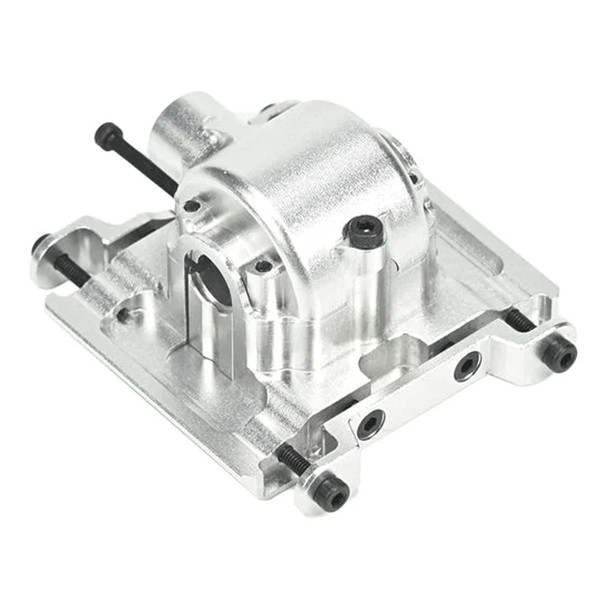 GPM Aluminum 7075 Center Gear Box Housing w/Covers Silver for Losi 1/18 Mini LMT