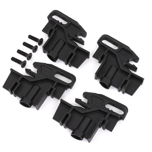 Traxxas 7833 Left & Right Battery Hold-Down Mounts Black for XRT