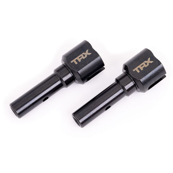 Traxxas 9554X Hardened Steel Rear Stub Axles (2) for Sledge