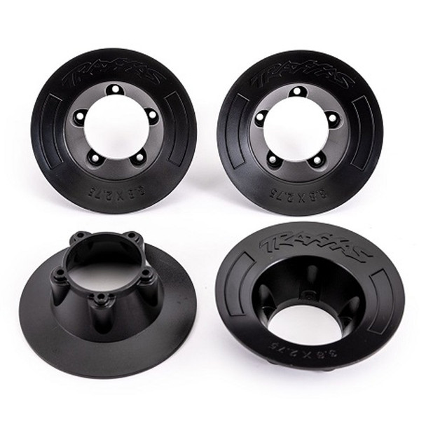 Traxxas 9569 Wheel Covers Black (4) for Sledge / E-Revo