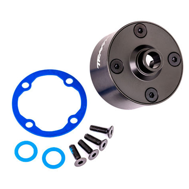 Traxxas 9581A Aluminum Differential Housing w/Ring Gear Gasket/O-Rings (2) for Sledge