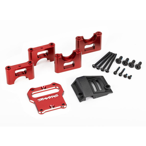 Traxxas 9584R Aluminum Center Differential Carrier Mount Red for Sledge