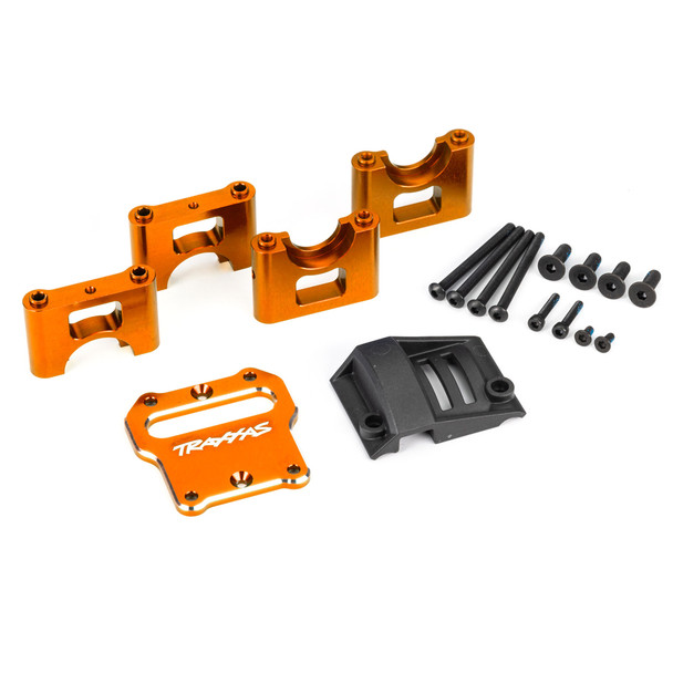 Traxxas 9584T Aluminum Center Differential Carrier Mount Orange for Sledge