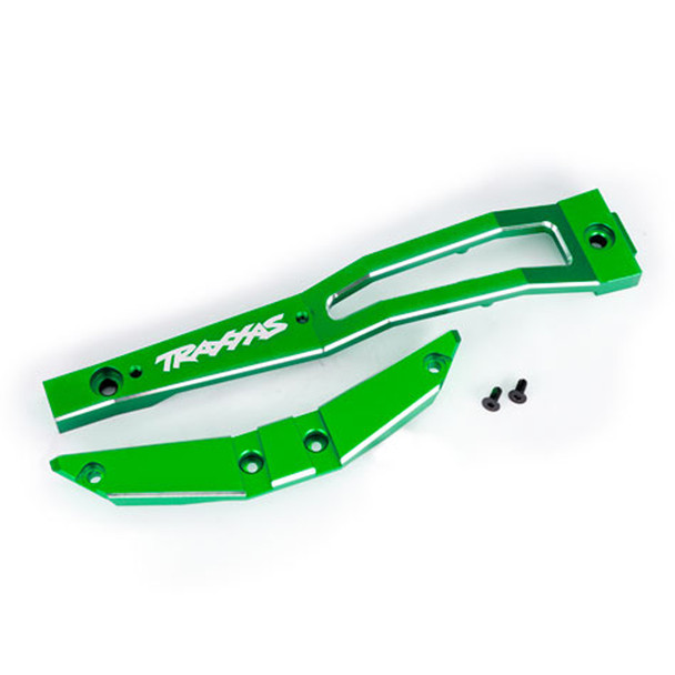 Traxxas 10221-GRN HD Aluminum Front Chassis Brace Green for Maxx Slash