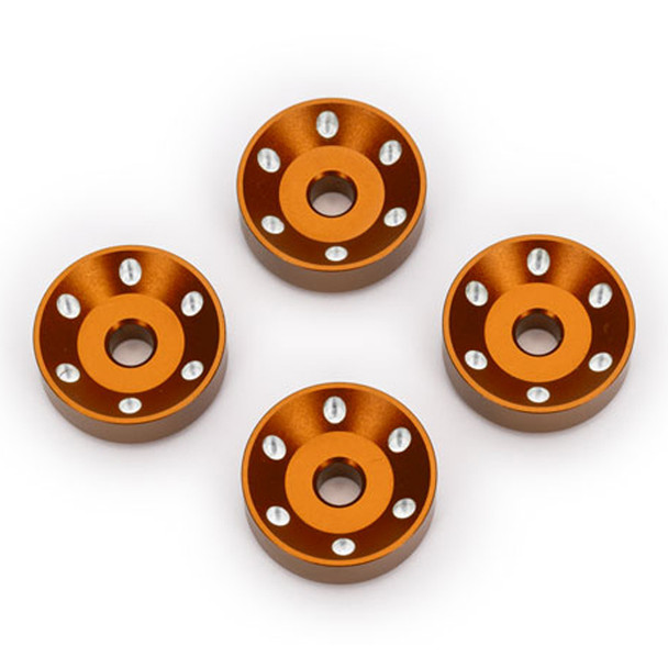 Traxxas 10257-ORNG Aluminum Wheel Washers Orange (4) for Maxx Slash