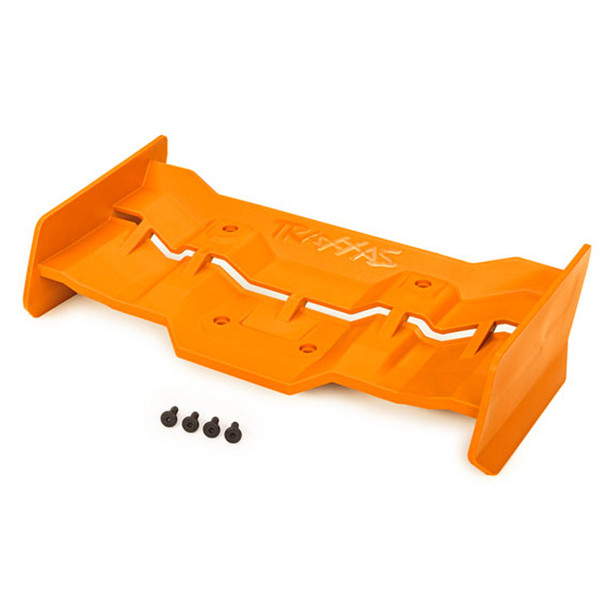 Traxxas 7821T Orange Wing w/ 4x12mm Screws (4) for XRT