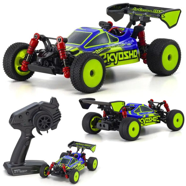 Kyosho 32093BLY 1/24 MINI-Z Buggy Ready Set INFERNO MP9 TKI Blue / Yellow
