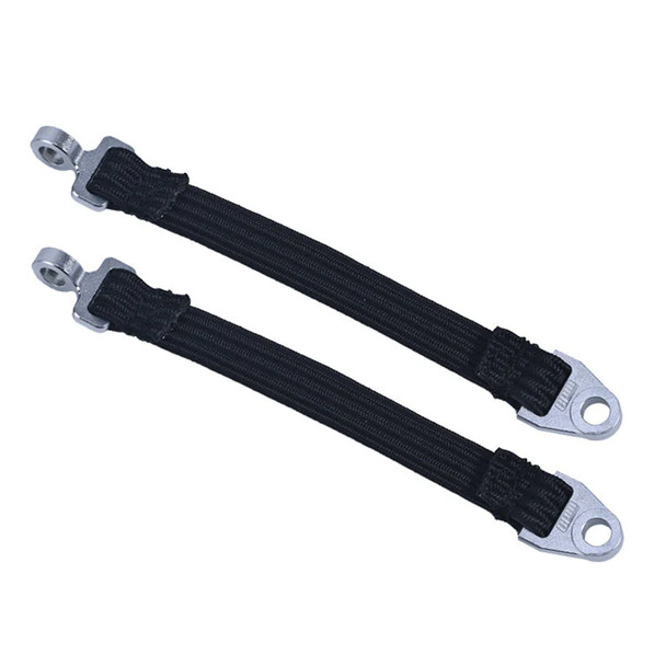 GPM Racing Rear Suspension Travel Limit Straps 108mm Silver for Traxxas 1/7 UDR