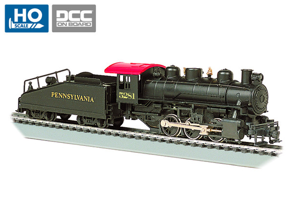 Bachmann 51613 USRA 0-6-0 & Slope Tender Pennsylvania Railroad #5281 Steam Locomotive w/DCC HO Scale