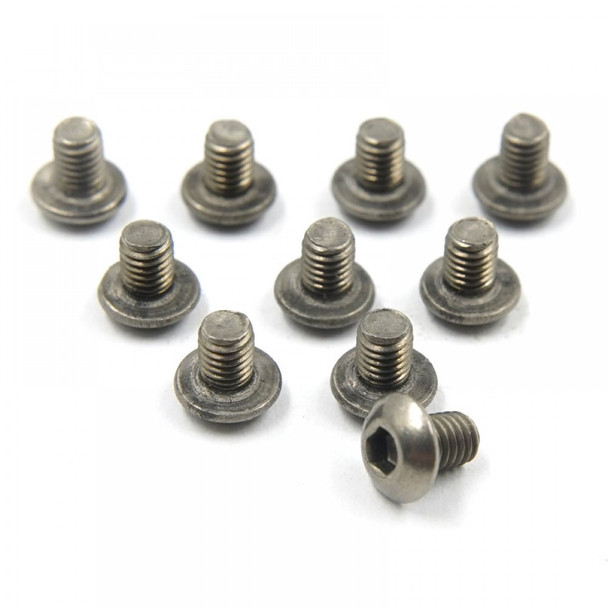 Yeah Racing BHP-304 Titanium G2 Hex Socket Button Head Screw (3x4mm) 10pcs