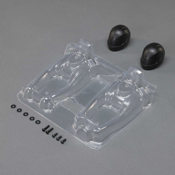Losi LOS230109 Driver Panel & Helmets (2) for 1/10 RZR Rey