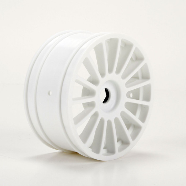 Losi LOS45011 White Wheel (2) : 1/6 Audi R8 6IX