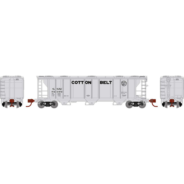 Athearn ATH28361 PS-2 2893 SSW Cotton Belt Covered Hopper # 76079 N Scale