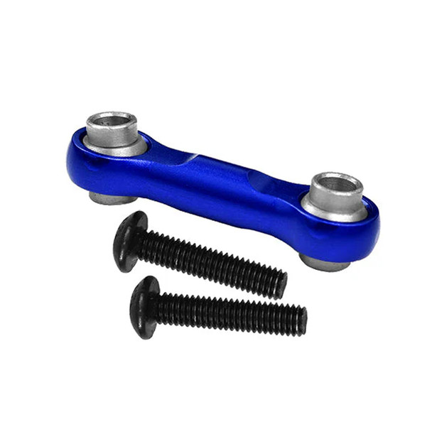 GPM Racing Aluminum 7075 Alloy Steering Drag Link Blue for Losi 1/10 Baja Rey