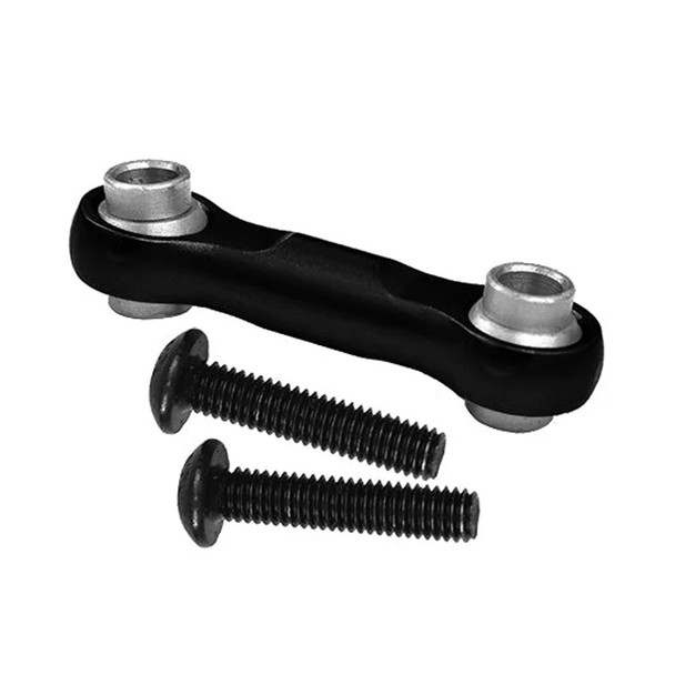 GPM Racing Aluminum 7075 Alloy Steering Drag Link Black for Losi 1/10 Baja Rey