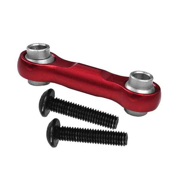 GPM Racing Aluminum 7075 Alloy Steering Drag Link Red for Losi 1/10 Baja Rey