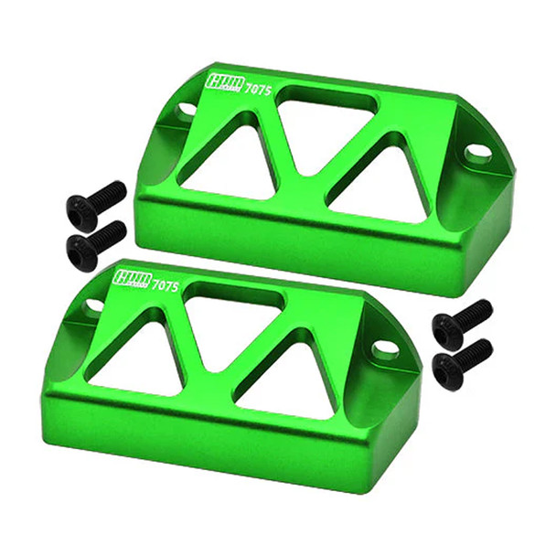 GPM Racing Aluminum 7075 Guards Steering Servo Green for Traxxas 1:10 E-Revo