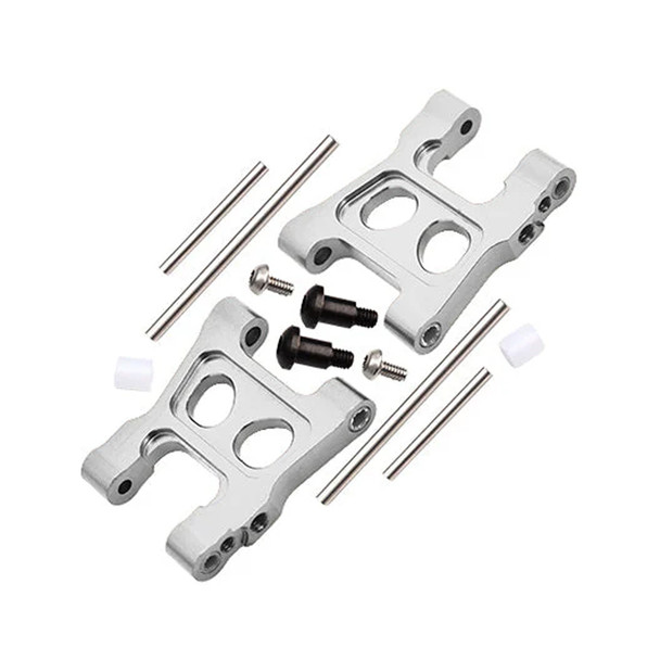 GPM Alum 7075 Alloy Front Or Rear Lower Suspension Arms Silver for LaTrax Rally
