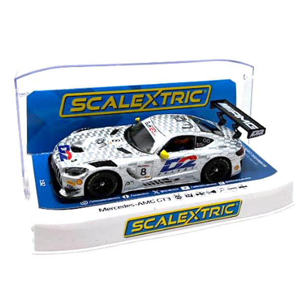 Scalextric C4496 Mercedes AMG GT3 - RAM Racing - D2 1/32 Slot Car