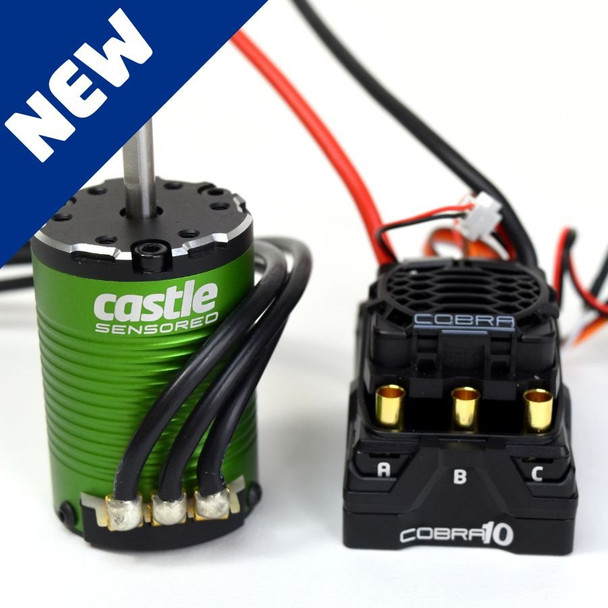 Castle Creations Cobra 10 6S Max 25.2V ESC w/1410-3800Kv 5mm Shaft Motor Combo