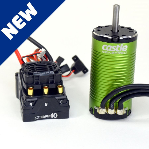 Castle Creations Cobra 10 6S Max 25.2V ESC w/1412-2100Kv 5mm Shaft Motor Combo