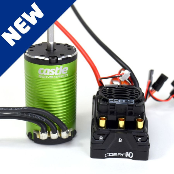 Castle Creations Cobra 10 6S Max 25.2V ESC w/1412-3200Kv Brushless Motor Combo