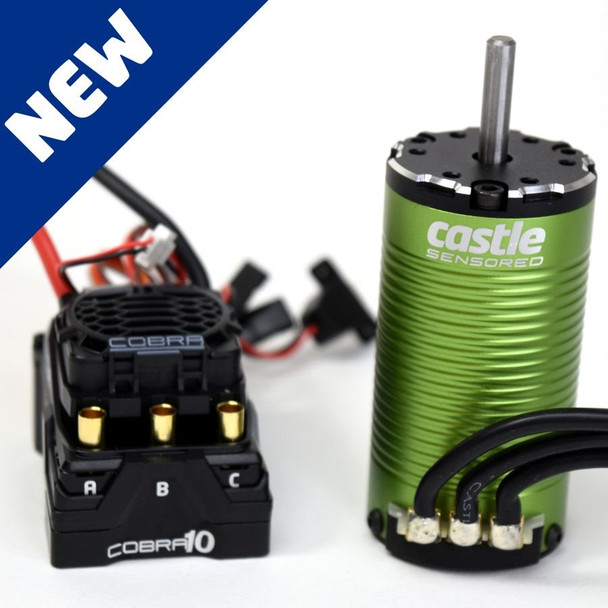 Castle Creations Cobra 10 6S Max 25.2V ESC w/1412-3200Kv 5mm Shaft Motor Combo