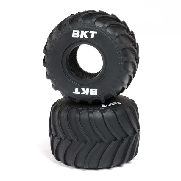 Losi LOS41042 Monster Truck Tires (L/R) (2) for 1/18 Mini LMT