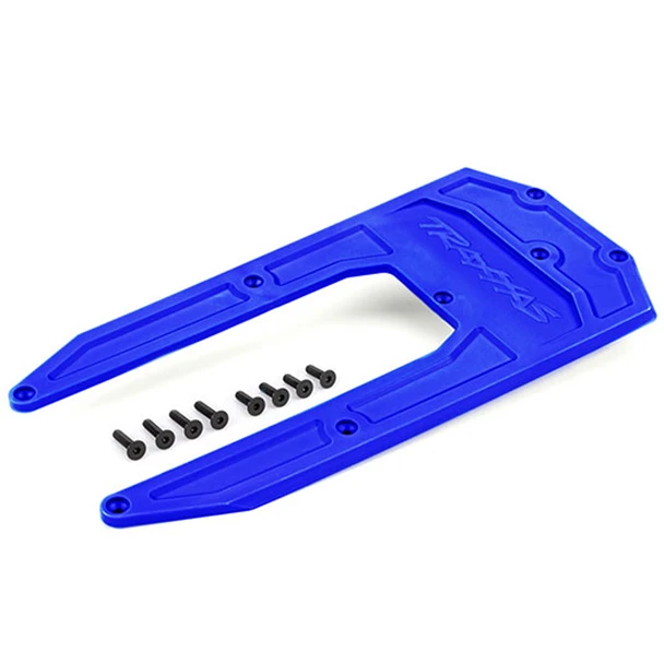 Traxxas 9623X Chassis Heavy-Duty Skid Plate Blue for 1/8 Sledge