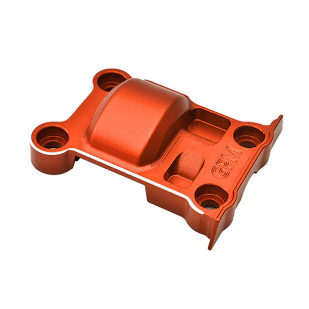 GPM Aluminum 7075 Alloy Rear Gear Cover Orange for Traxxas 1/5 X-Maxx / 1/6 XRT