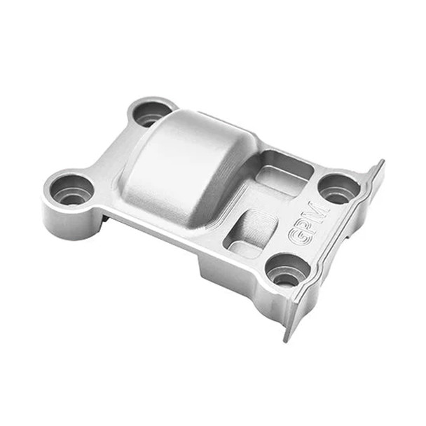 GPM Aluminum 7075 Alloy Rear Gear Cover Silver for Traxxas 1/5 X-Maxx / 1/6 XRT