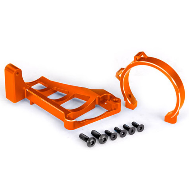 Traxxas 10262-ORNG Front & Rear Aluminum Motor Mounts Orange for Maxx Slash / Maxx