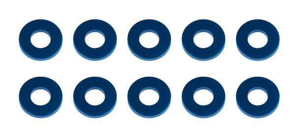 Associated 31388 Aluminum Washers - 7.8x3.5x1.0mm - Blue