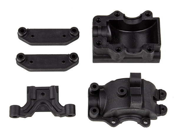 Associated 31850 Apex 2 Gearbox, Gear Cover, Upper Arm Mounts