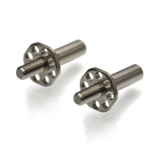 Exotek 2247 Heavy Duty Titanium Front Axle Set for Associated B7 Series