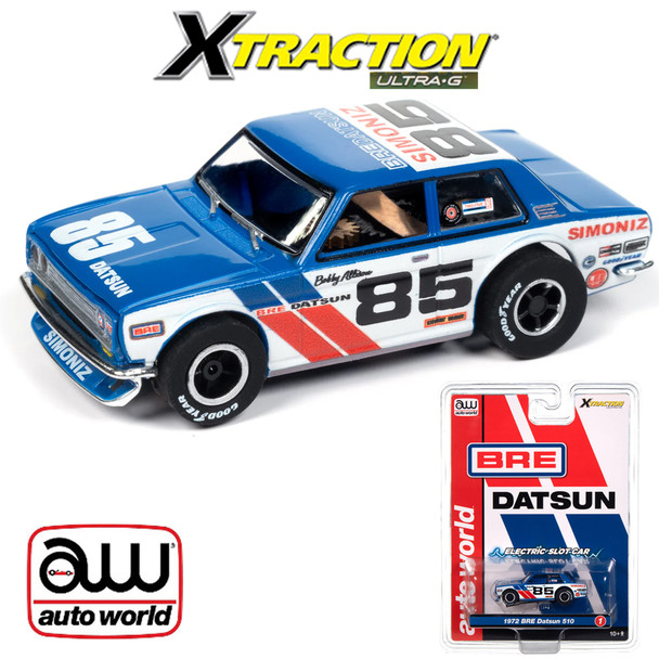 Auto World Xtraction BRE 1972 Datsun 510 HO Scale Slot Car