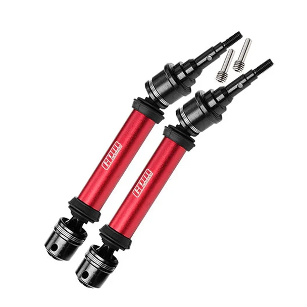 GPM Medium Carbon Steel+ Aluminum 6061 Alloy Rear Driveshaft w/6mm Axle Red
