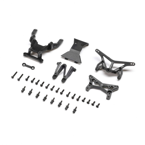 Losi LOS-1770 Front & Rear Towers, Bumper for 1/24 Micro-B