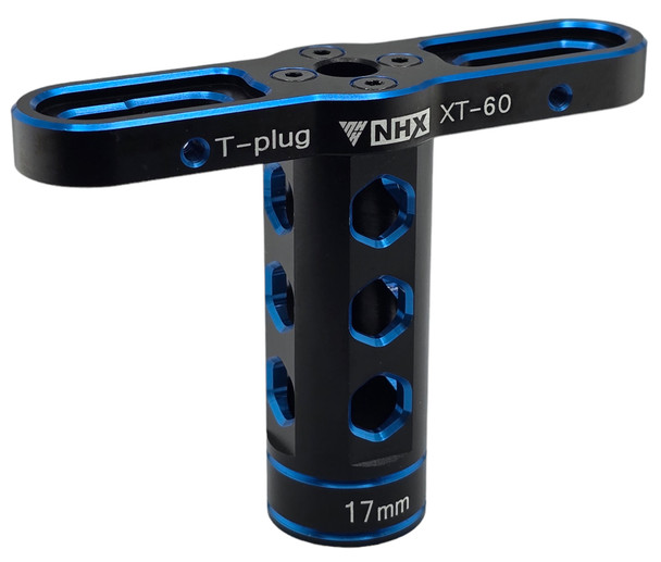 NHX RC Aluminum 17mm Hex Nut Wrench -Blue
