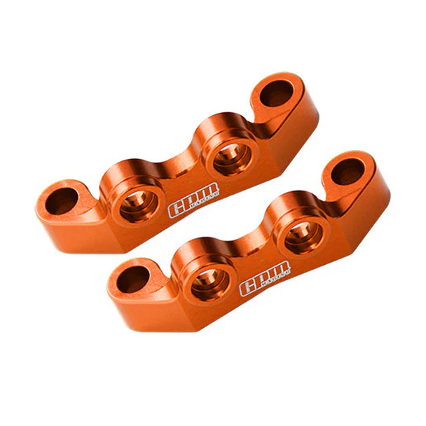 GPM Racing Aluminum 7075 Alloy Front & Rear Upper Arm Bulk Orange for Tamiya TT-02