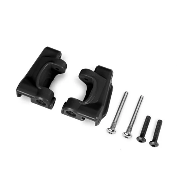 Traxxas 9135 Left & Right Caster Blocks (C-Hubs) Black for Bandit / Drag Sash