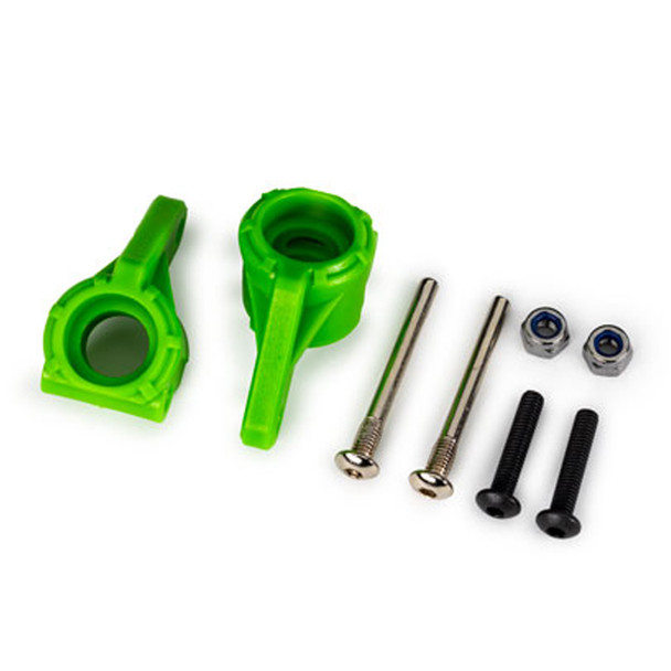 Traxxas 9137-GRN Left & Right Steering Blocks Green for Bandit / Raptor / Slash