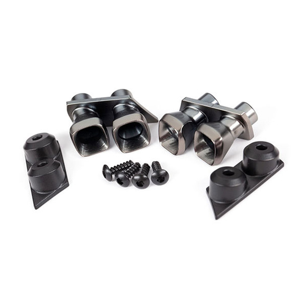 Traxxas 9318 Left & Right Exhaust Tips Mounts (2) for Chevrolet Corvette Stingray