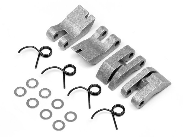 HPI Racing 111350 Aluminum Quadra Clutch Shoe / Spring Set : Savage XL