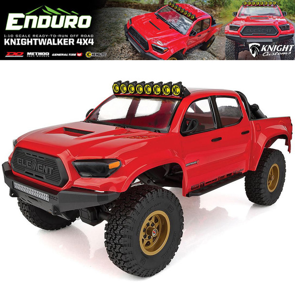 Associated 40121C Enduro Trail Truck, Knightwalker Red RTR w/ Battery & Charger