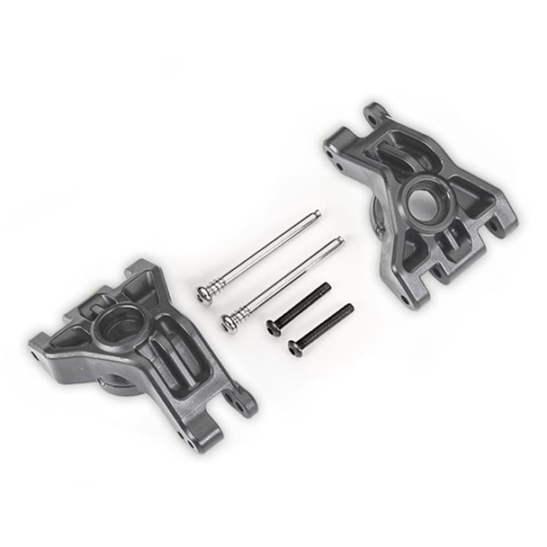 Traxxas 9050-GRAY Heavy Duty L/R Rear Sub Axle Carriers : 4x4 Rustler/Slash