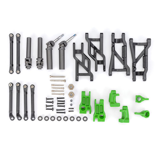 Traxxas 9181-GRN Heavy Duty Suspension Upgrade Kit Green for 2WD Slash / Raptor