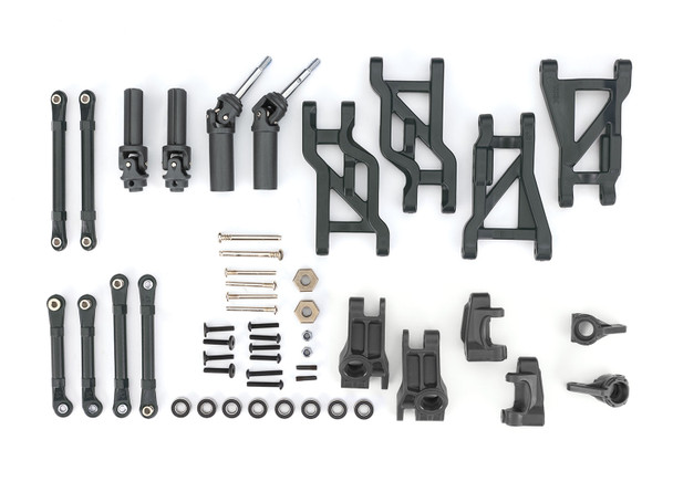 Traxxas 9182 Heavy Duty Suspension Upgrade Kit Black for 2WD Bandit / Drag Slash
