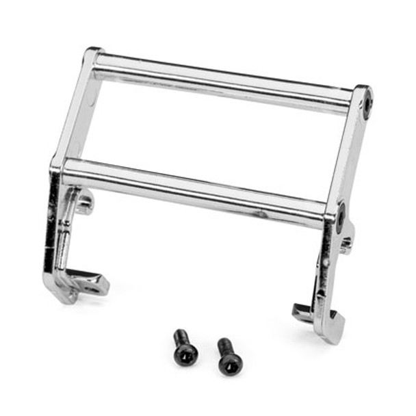 Traxxas 9833 Chrome Push Bar for Front Bumper Mount TRX-4M