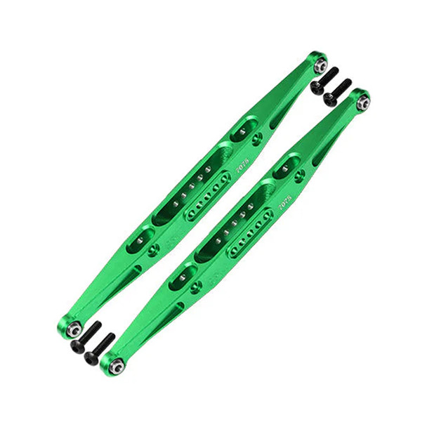 GPM Alum 7075 Alloy Rear Lower Trailing Arms Green for Losi Baja Rey / Rock Rey